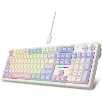 Amazon | e元素 Z-104 メカニカルキーボード 有線 ゲーミング